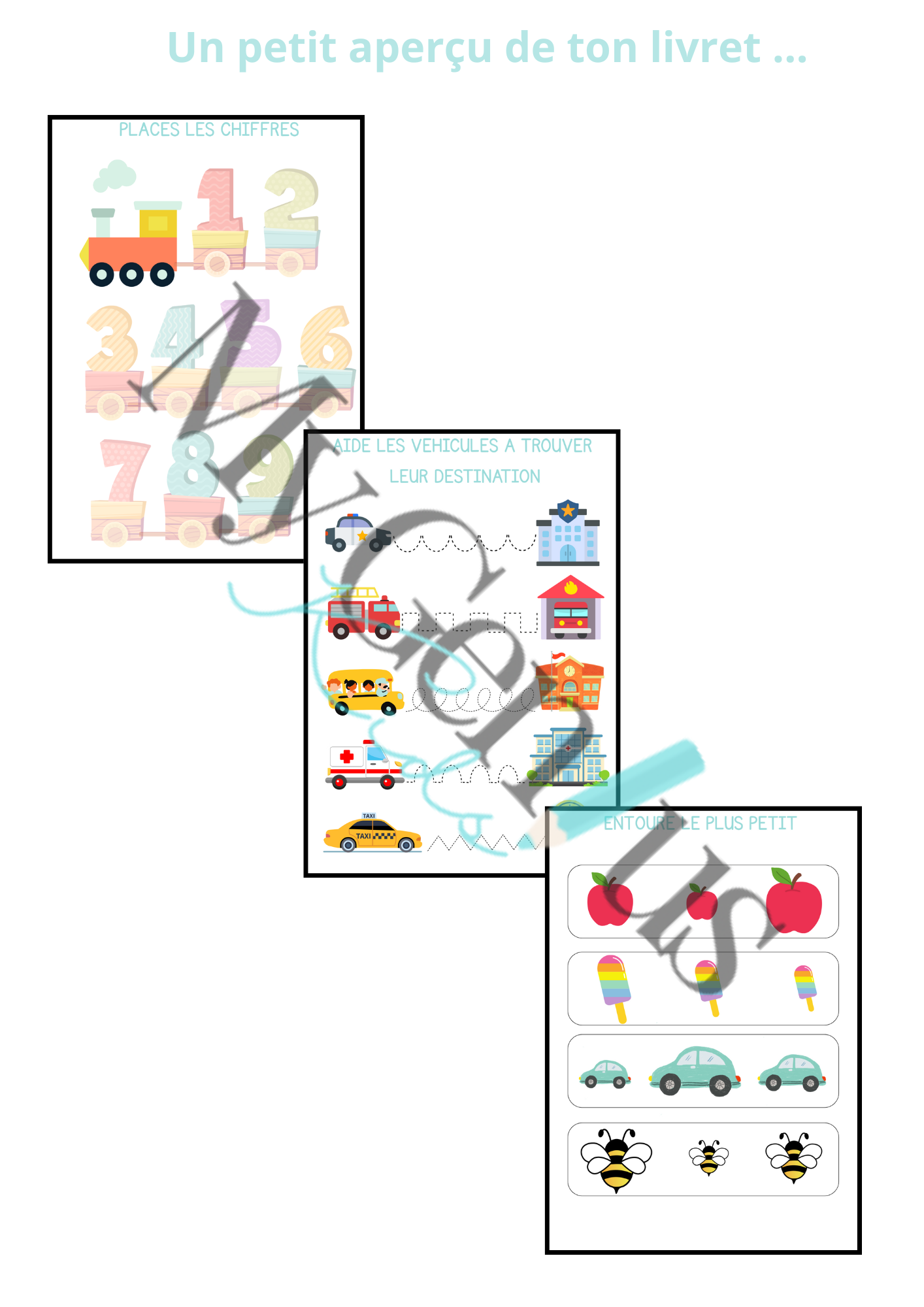 Livret dâapprentissage 3-4 ans