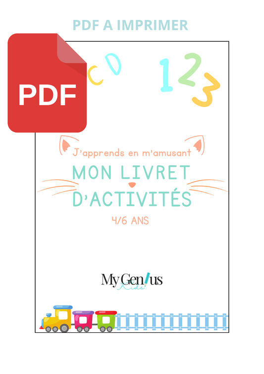 PDF - Livret d’apprentissage 4-6 ans - PDF À IMPRIMER